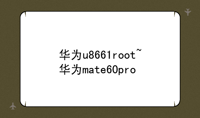 华为u8661root~华为mate60pro
