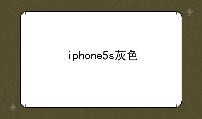 iphone5s灰色